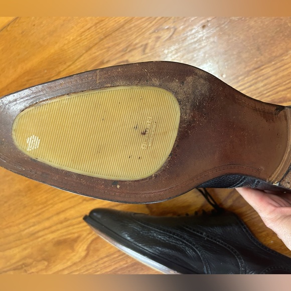 Black lace up men’s sz 12 David’s by Gravati - Picture 4 of 5